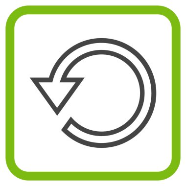 Vektör simgesi bir çerçeve içinde döndürme