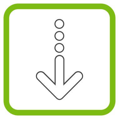 Vektör simgesi bir çerçeve içinde gönderin