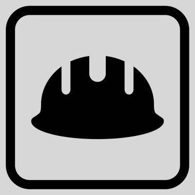 Oluşturucu işçisi vektör simgesi bir çerçeve içinde