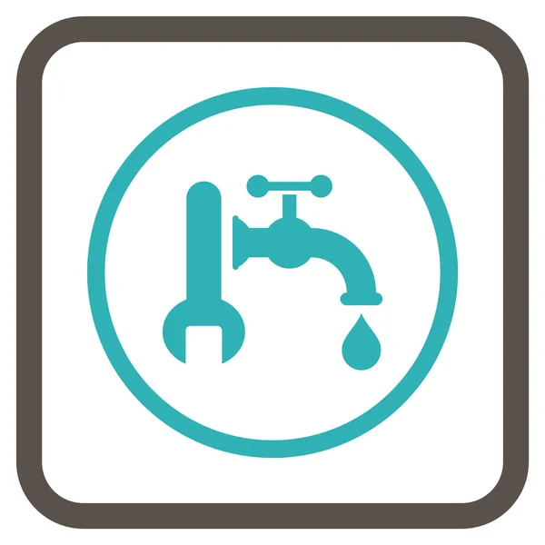 Sanitair Vector Icon In een Frame — Stockvector
