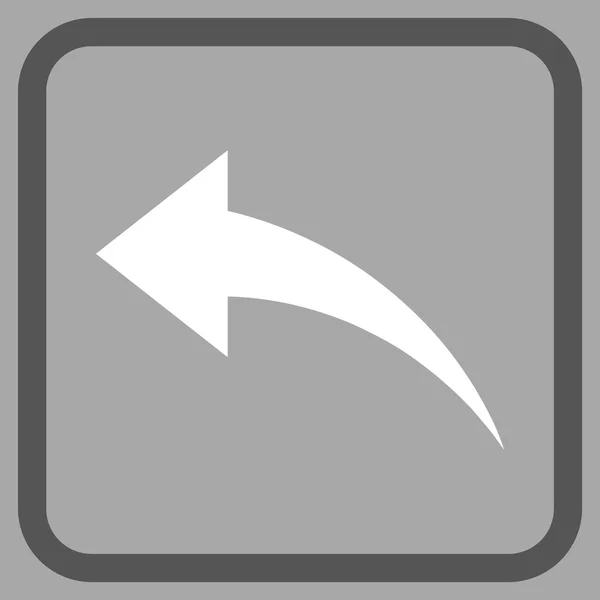 Annulla icona vettoriale in una cornice — Vettoriale Stock