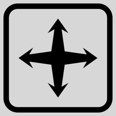 Bir çerçeve içinde vektör simgesini genişletin