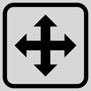 Bir çerçeve içinde vektör simgesini genişletin