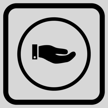 El vektör simgesi bir çerçeve içinde