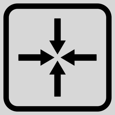 Etkisi oklar bir çerçeve içinde simge vektör