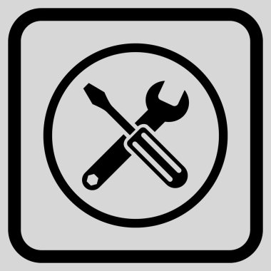 Seçenekleri vektör simgesi bir çerçeve içinde