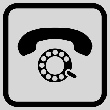 Darbeli aramayı vektör simgesi bir çerçeve içinde