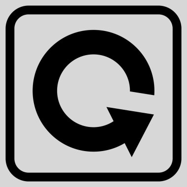 Bir çerçeve içinde CCW vektör simge döndürmek