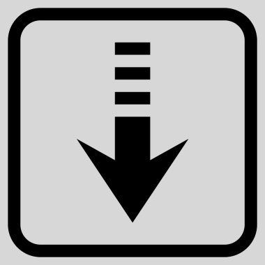 Vektör simgesi bir çerçeve içinde gönderin