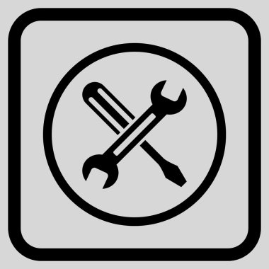 Vektör simgesi bir çerçeve içinde ayarlama