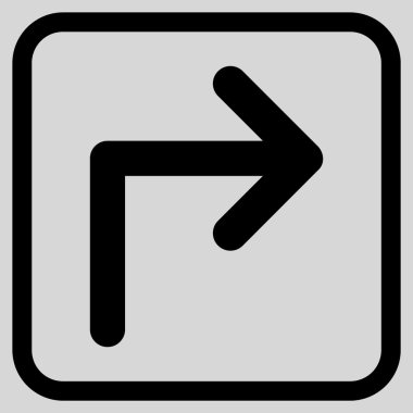 Doğru vektör simge bir çerçevede açmak