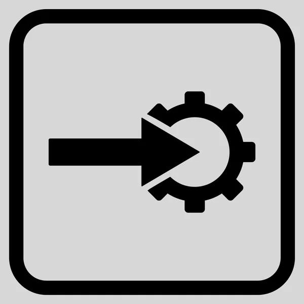 COG Integration vektor ikonen i en ram — Stock vektor