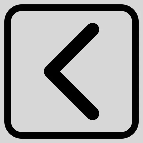 Richting links Vector Icon In een Frame — Stockvector