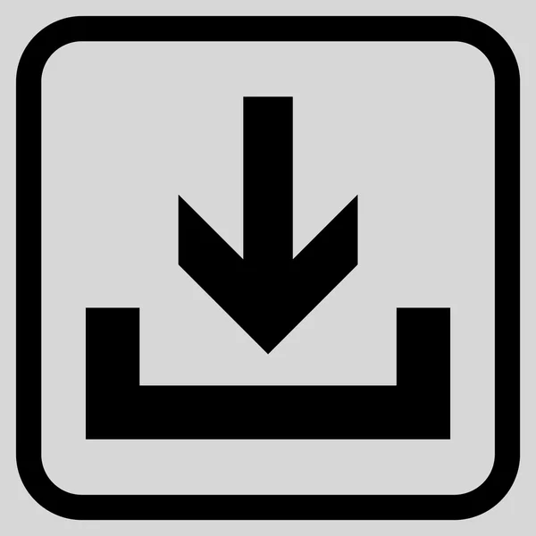 Downloads Vektor-Symbol in einem Rahmen — Stockvektor