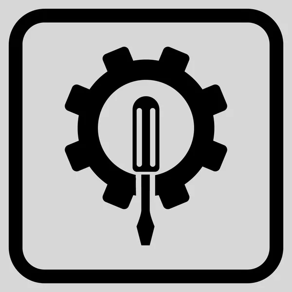 Engineering-Vektor-Symbol in einem Rahmen — Stockvektor