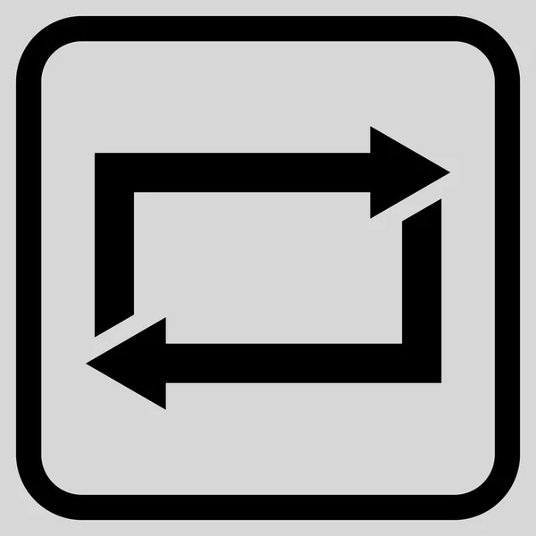 Exchange pilar vektor ikonen i en ram — Stock vektor