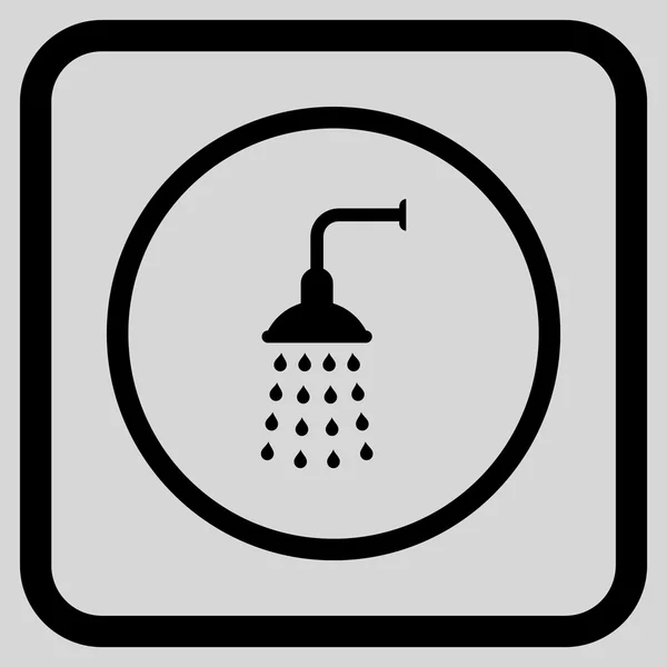 Prysznic wektor ikona w ramce — Wektor stockowy