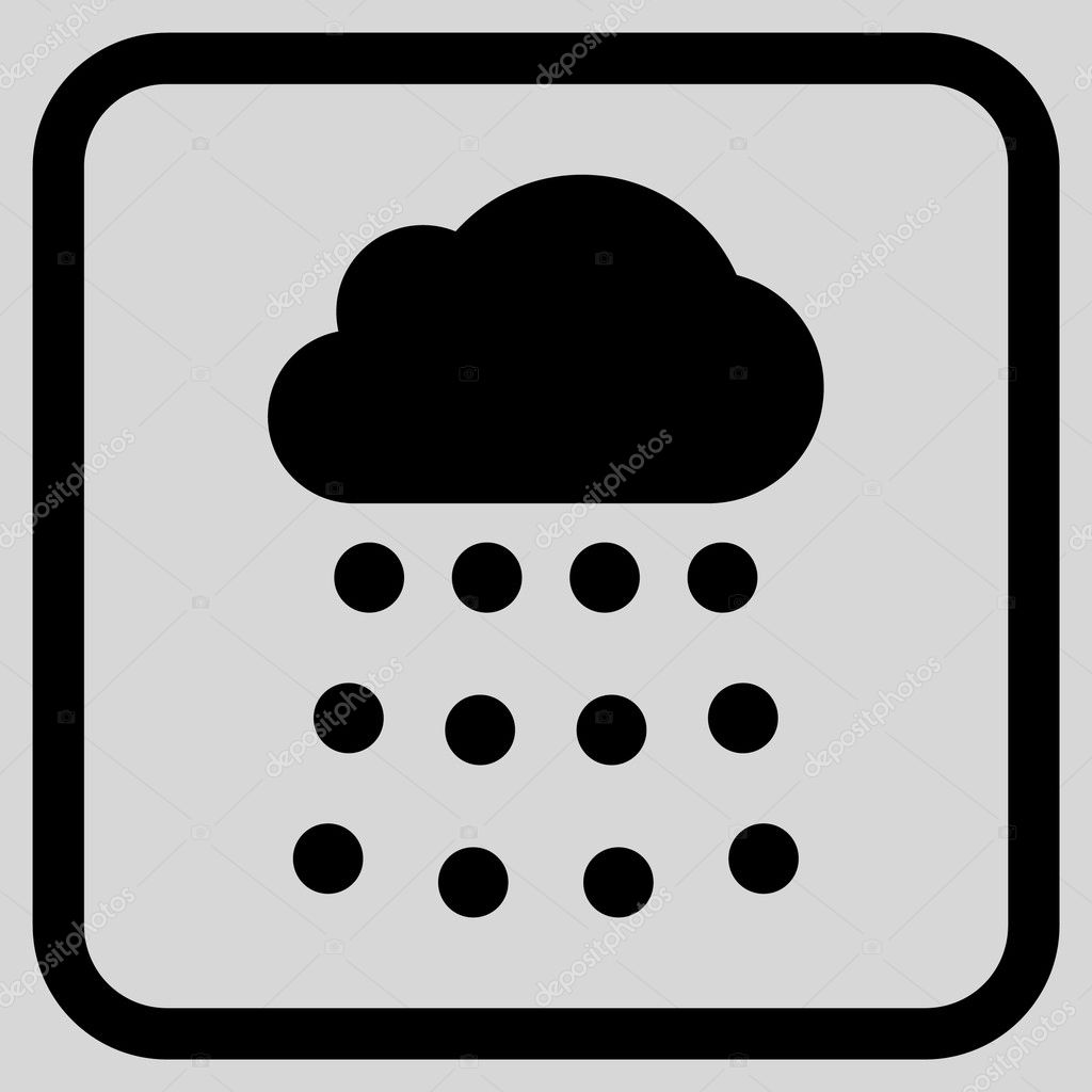 Regenwolken Vektor Symbol In Einem Rahmen Vektorgrafik Lizenzfreie Grafiken C Anastasyastocks Gmail Com 128631906 Depositphotos