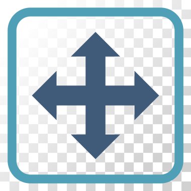 Bir çerçeve içinde vektör simgesini genişletin