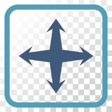 Bir çerçeve içinde vektör simgesini genişletin