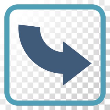 Bir çerçeve içinde CCW vektör simge döndürmek