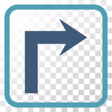 Doğru vektör simge bir çerçevede açmak