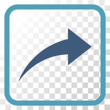 Vektör simgesi bir çerçeve içinde Yinele