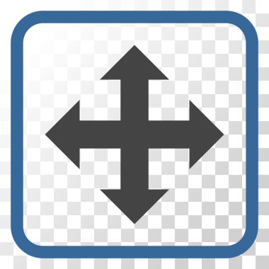 Bir çerçeve içinde vektör simgesini genişletin