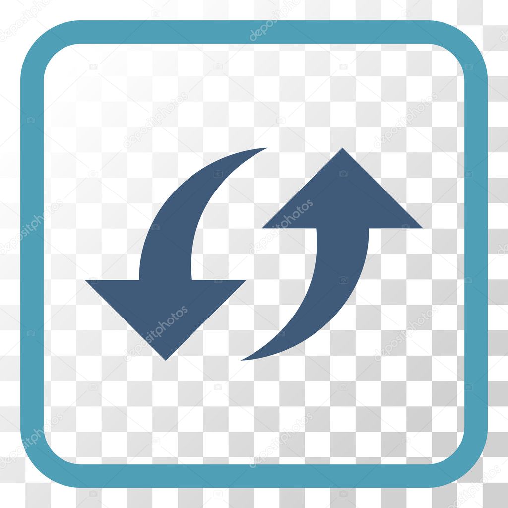 Download Échange de flèches Vector Icon dans un cadre — Image ...