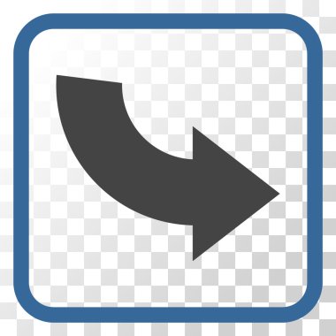 Bir çerçeve içinde CCW vektör simge döndürmek