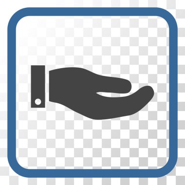 El vektör simgesi bir çerçeve içinde