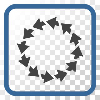 Bir çerçeve içinde CCW vektör simge döndürmek