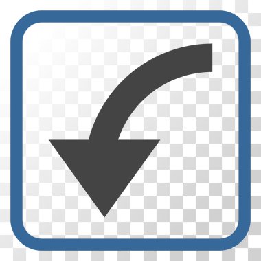 Bir çerçeve içinde CCW vektör simge döndürmek