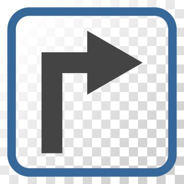 Doğru vektör simge bir çerçevede açmak