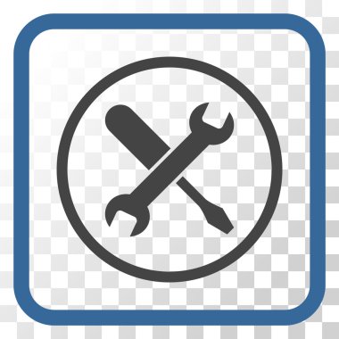 Vektör simgesi bir çerçeve içinde ayarlama