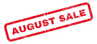 Ağustos satış metin damgası