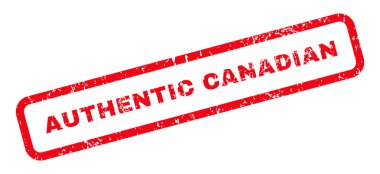 Otantik Kanadalı metin damgası