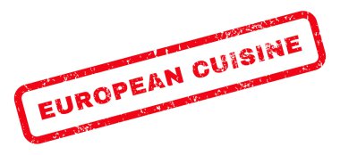Avrupa mutfağı metin damgası