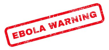 Ebola uyarı metin damgası