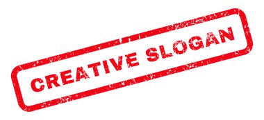 Yaratıcı sloganı metin damgası