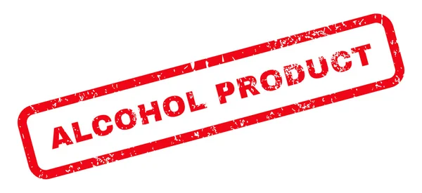 Αλκοόλ προϊόντος κείμενο καουτσούκ σφραγίδα — Διανυσματικό Αρχείο