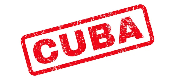 Cuba Timbre texte en caoutchouc — Image vectorielle