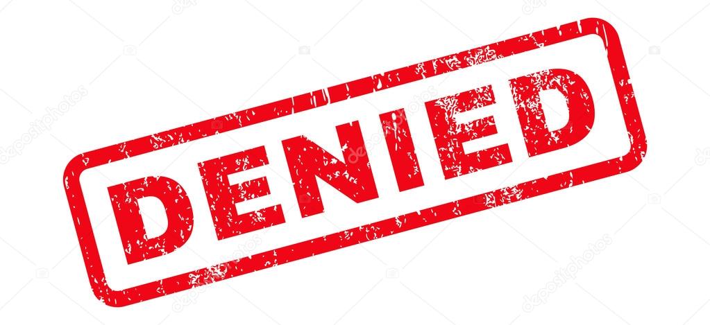 Denied Text Rubber Stamp Stock Vector by ©anastasyastocks.gmail.com  128719378