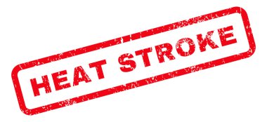 Güneş çarpması metin damgası