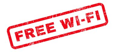 Ücretsiz Wi-Fi metin damgası