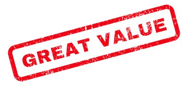 Büyük bir değer metin damgası