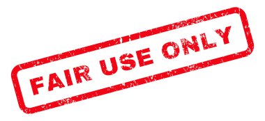 Adil kullanım tek metin damgası