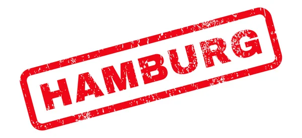 Hambourg Timbre texte en caoutchouc — Image vectorielle