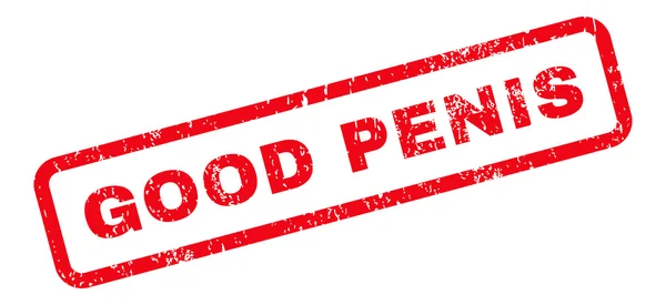 Good Penis Text Rubber Stamp — Stockvector