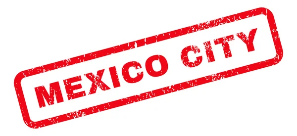 Πόλη του Μεξικό κείμενο καουτσούκ σφραγίδα — Διανυσματικό Αρχείο